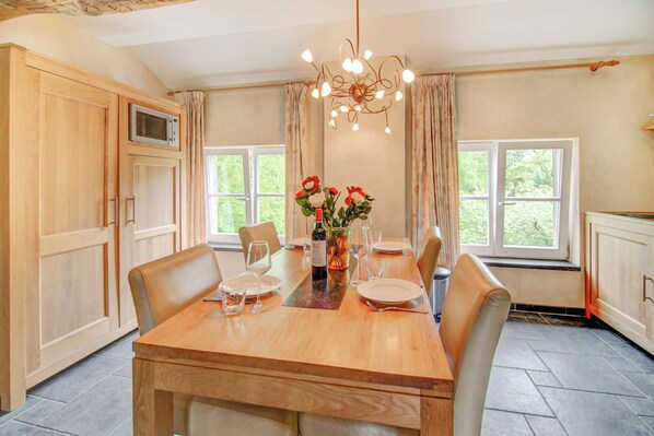 House | Dining - Castle Apartment Aywaille Near River Ambleve (Aywaille)