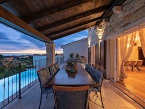 Balcony - Beautiful Villa in Sveti Lovrec With Swimming Pool (Sveti Lovrec)