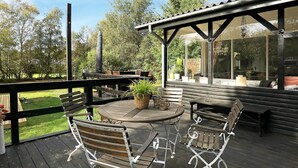 Balcony - 4 Person Holiday Home in Hals (Hals)