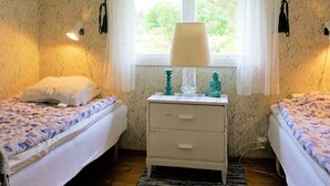 3 slaapkamers, individueel gemeubileerd, beddengoed