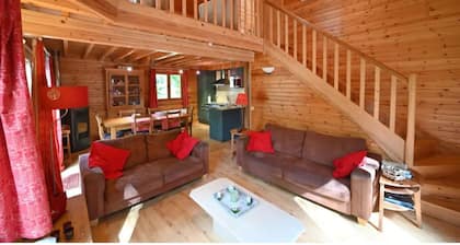 Chalet in Biron With Sauna and Nature Views
