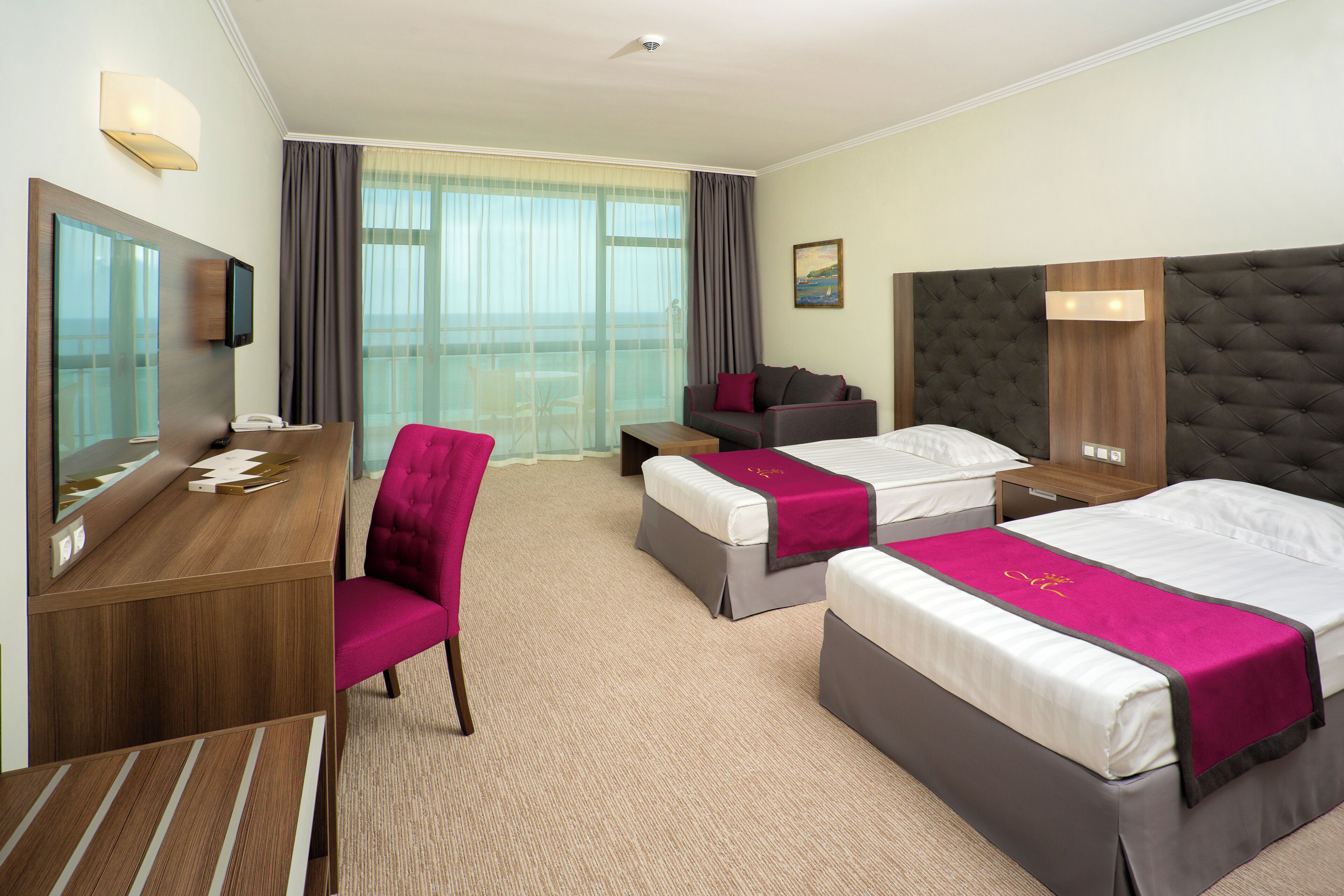 Free minibar, desk, free cots/infant beds, free WiFi