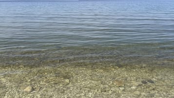 Vlak bij het strand