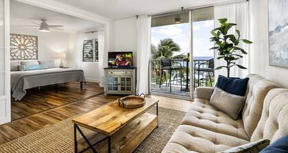 Kailua Village #701: Top Floor, Corner Penthouse Remodeled in Downtown Kona.