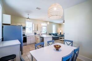 Dining - Steps to Beach — 30A Bungalow with Pool, Hot Tub, and Quick Access to Seaside (Santa Rosa Beach)