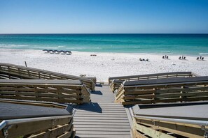 Beach nearby, sun loungers - Seagrove 30A Beach Bungalow with Pool and Hot Tub (Santa Rosa Beach)