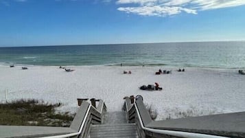 Beach nearby, sun-loungers