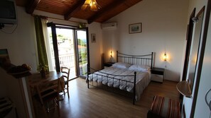 1 غرفة نوم وواي فاي وملاءات أسرّة