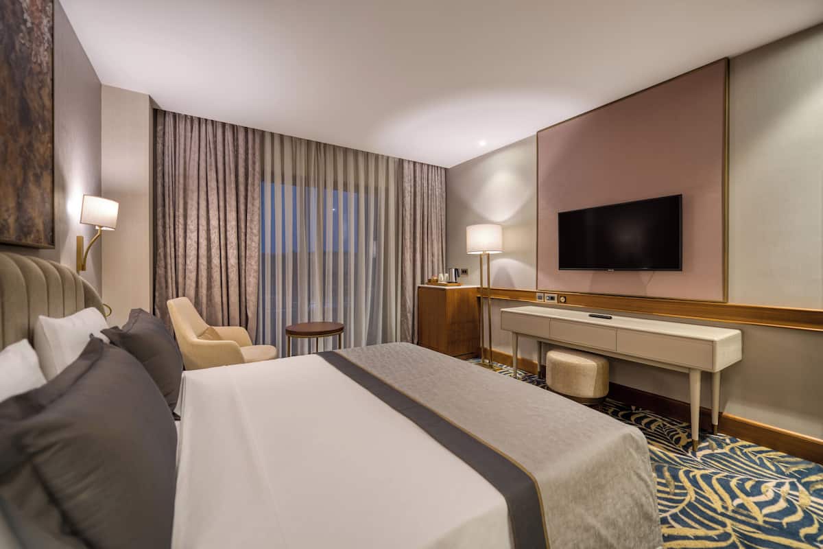 1 chambre, literie de qualité, minibar