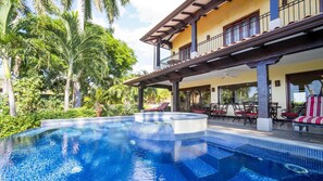 2 outdoor pools, pool umbrellas, sun loungers