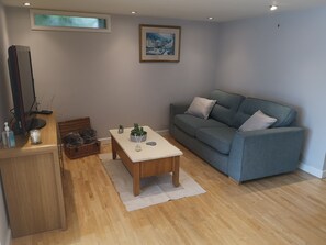 Smart TV, DVD player, books