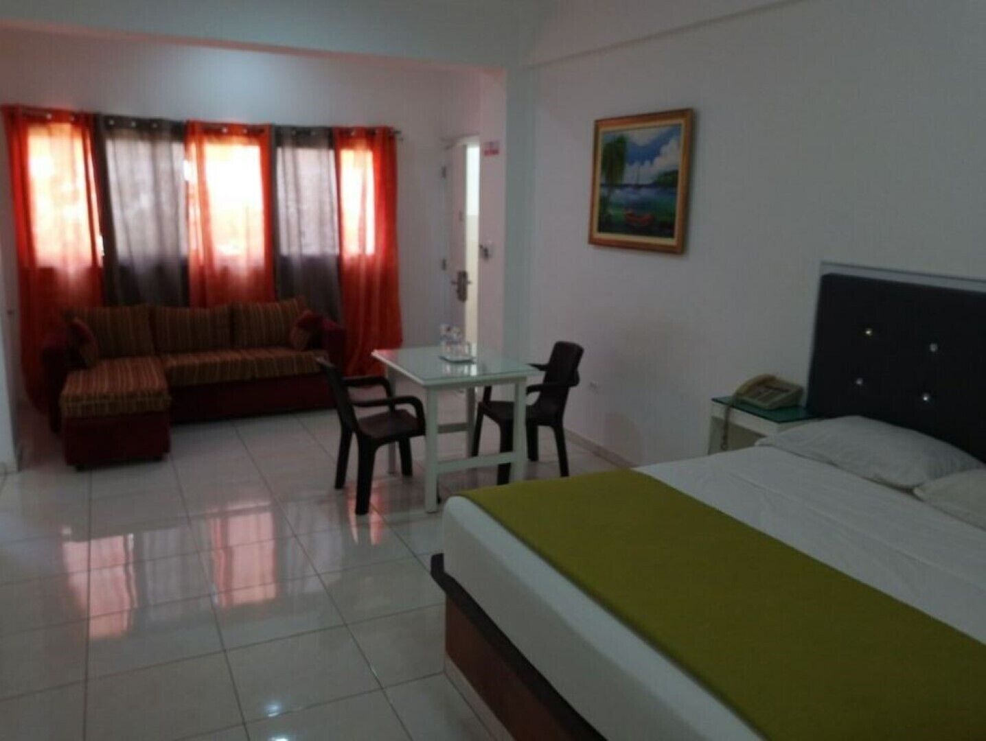 1 bedroom, in-room safe, iron/ironing board, travel crib