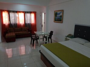 1 bedroom, in-room safe, iron/ironing board, travel crib