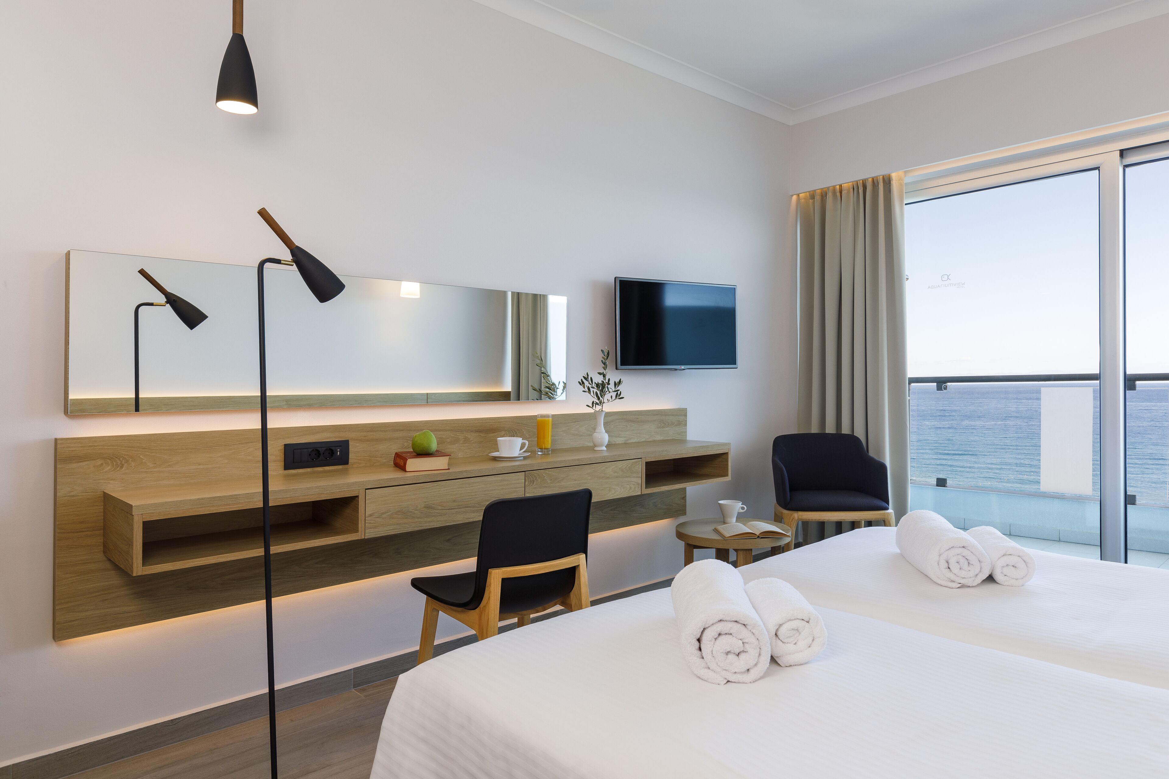 superior double or twin room, sea view | in-room safe, blackout curtains, free wifi, bed sheets