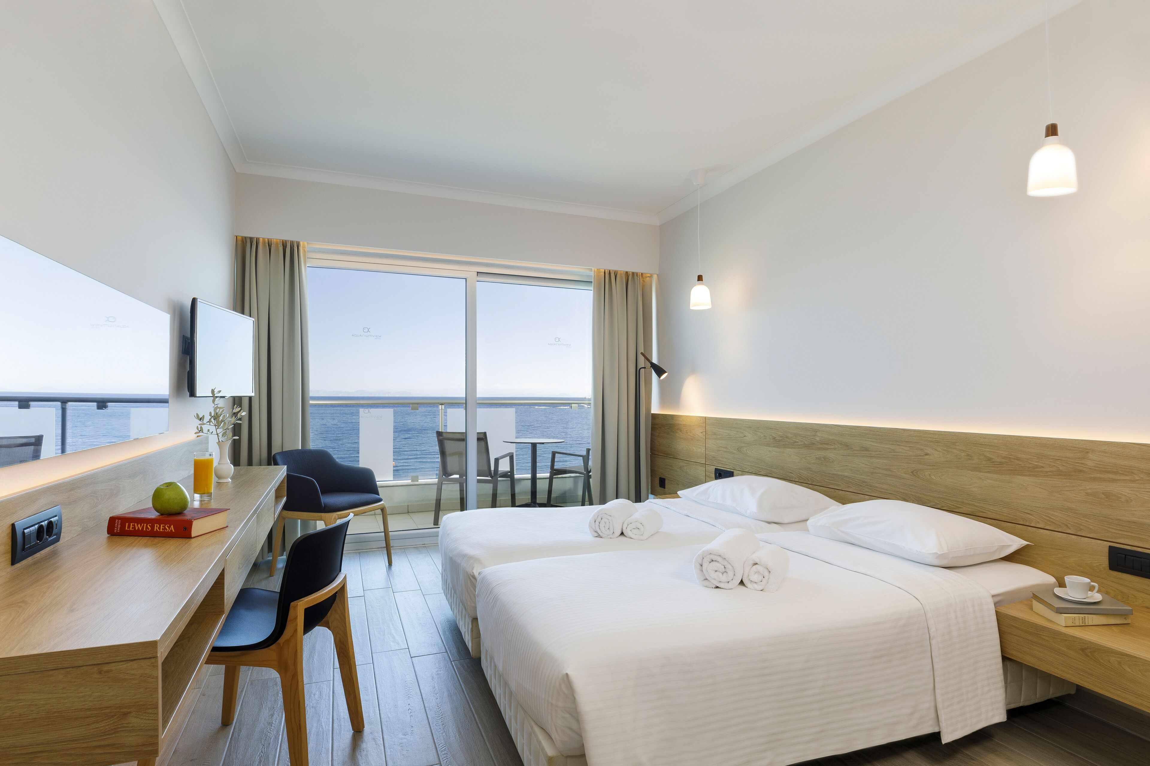 superior double or twin room, sea view | in-room safe, blackout curtains, free wifi, bed sheets