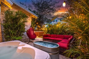 Terrace/patio - FIFA! Bio Hack & Beach! Sauna, Cold Plunge, HotTub (Lake Worth)