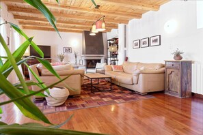 TV, fireplace, video games