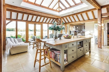 Exceptionally large with doors opening to terrace with Riverview & farmland