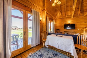 Dining - Private Seneca Lake View Cabin, Walkable, Wineries, Fire Pit, Near Geneva! (Geneva)