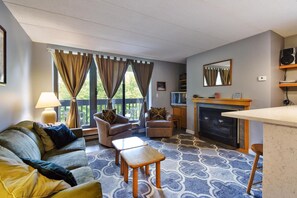 Leilighet, 1 queensize-seng med sovesofa (Pinnacle E15) | Oppholdsområde