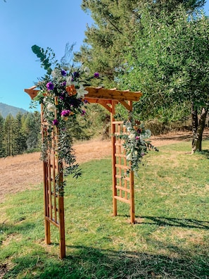 Außenbereich für Hochzeiten