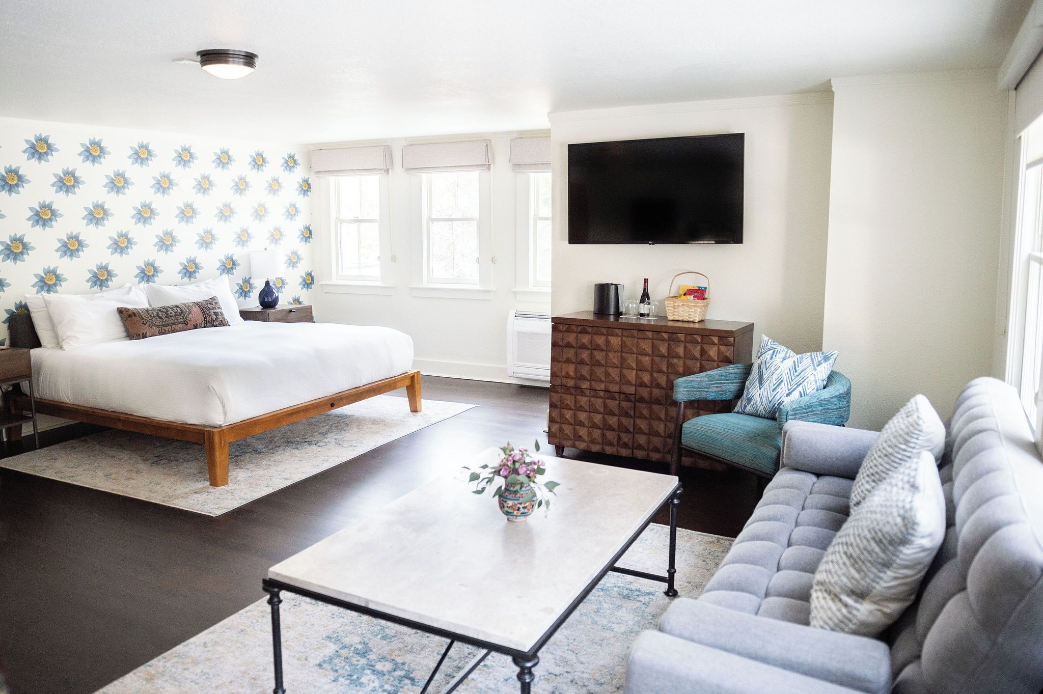 Premium bedding, down duvets, Tempur-Pedic beds, free minibar items