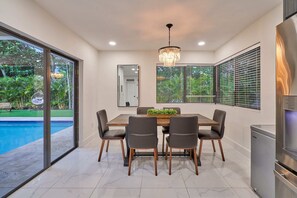 Dining area.