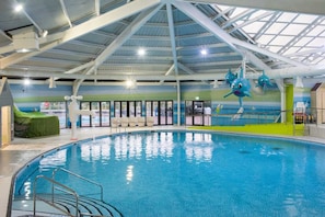 Indoor pool, outdoor pool