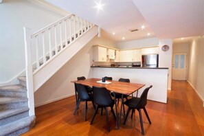 Dining - Adelaide | 3BR Norwood Townhouse | Fringe Stay + Wi-Fi + Parking + Smart TV | Walk Everywhere (Norwood)