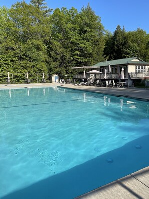 Pool - Pleasant Pine Cottage @ Moose Pond! Lake Access & Assn Pool!  (Bridgton)