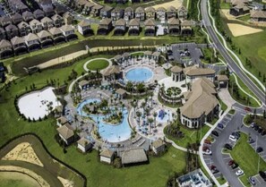 Exterior - Book Your Summer Now • 8BR Champions Gate Villa w/ 2 Waterparks Spa & Pool (Davenport)