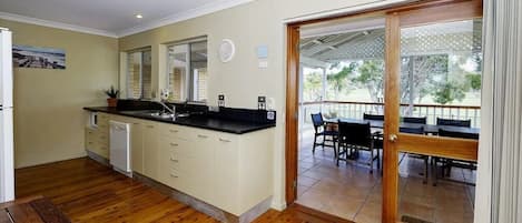 House | Private kitchen | Full-size fridge, microwave, oven, stovetop
