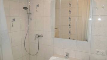 Shower, hair dryer
