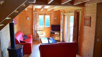 TV, DVD player, stereo