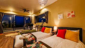 Quarto duplo básico, para não fumantes, vista para o mar | Wi-Fi de cortesia