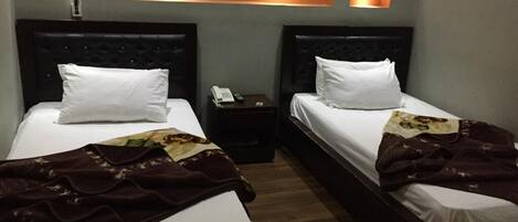 Double or Twin Room | In-room safe, laptop workspace, free WiFi, bed sheets