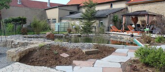 Converted farmhouse, modern and idyllic