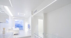 Appartamento Deluxe | Soggiorno | TV a schermo piatto