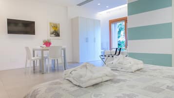 1 chambre, coffres-forts dans les chambres, fer et planche Ă repasser