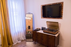 Apartamento design | Área de estar | TV de tela plana