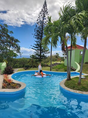 Pool - Private Villa on 2 Acres with Chef and Saltwater Pool (Gingerland)