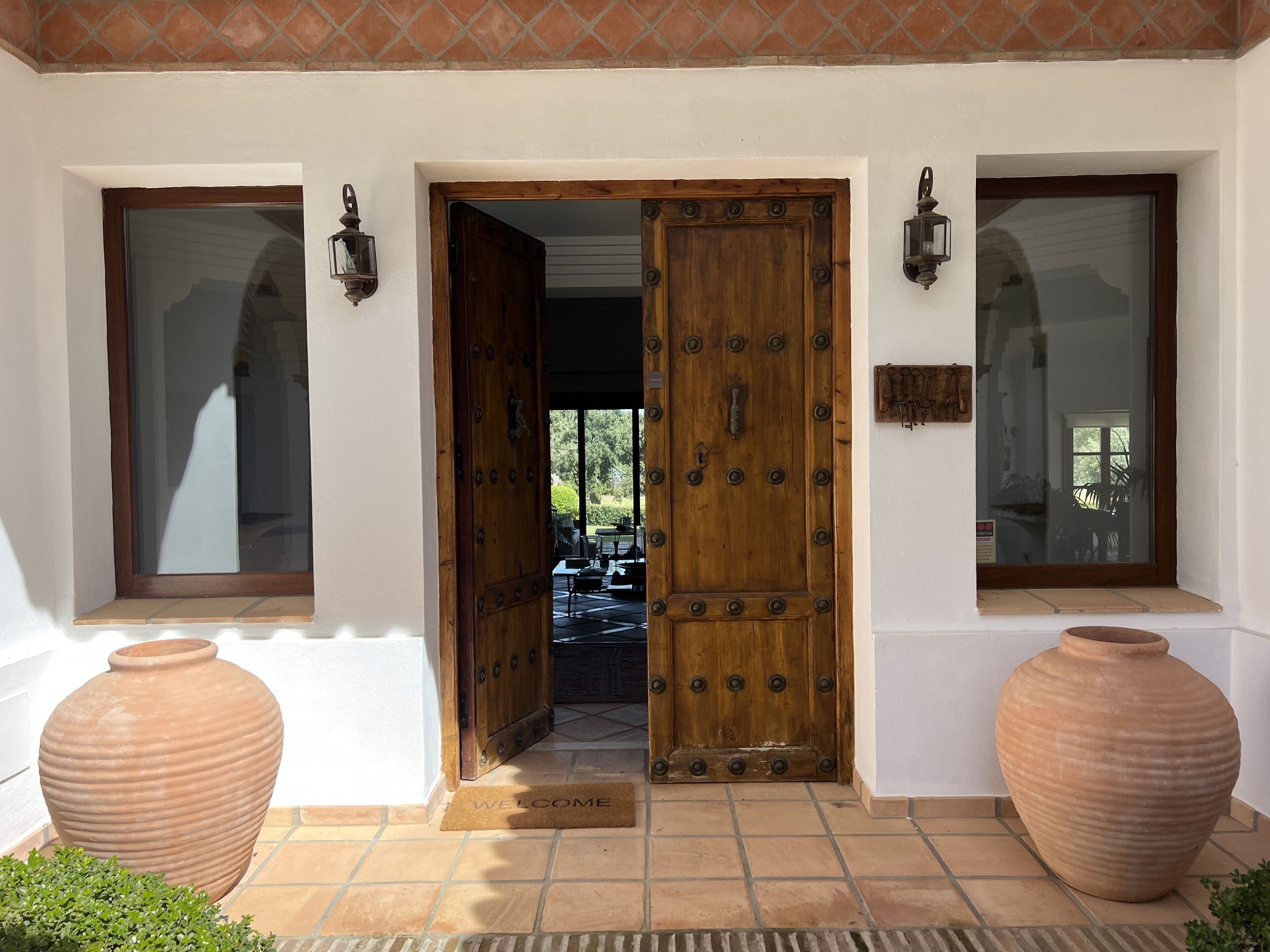 Voorkant van accommodatie