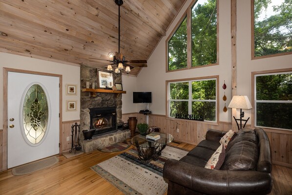 Televisor i llar de foc 