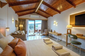 Deluxe Double Room with Outdoor Spa Hydromassage | View from room - Caldera Creta Paradise (Platanias)