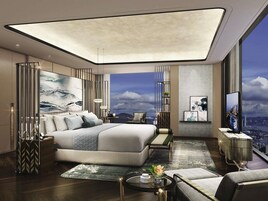 Dundyner, minibar, safe på rommet og skrivebord