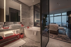 Kamar Mewah, 1 Tempat Tidur King, pemandangan kota