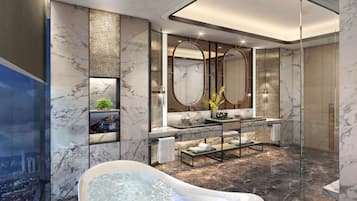 1 habitación, cubrecamas, minibar y caja de seguridad en la habitación