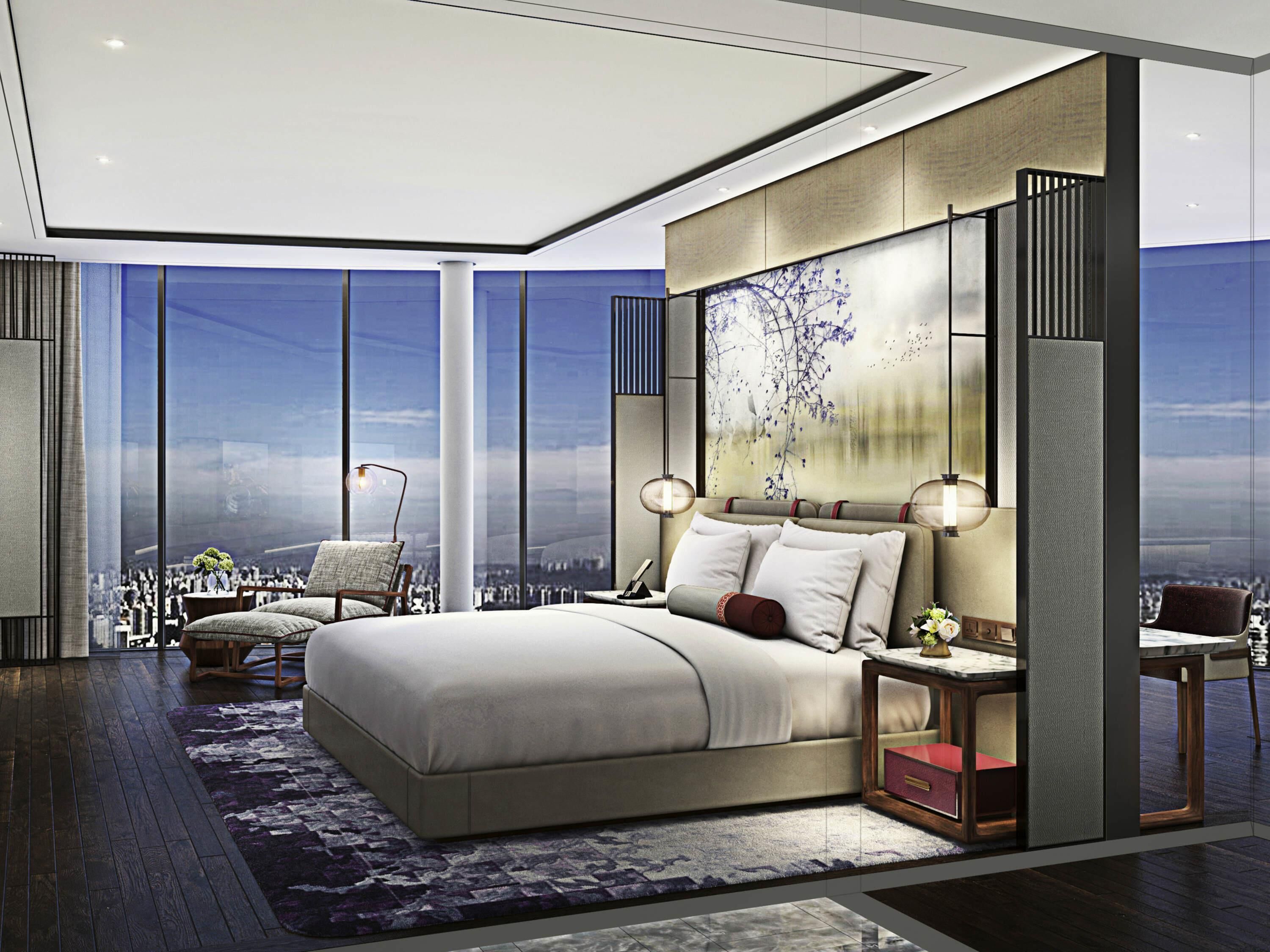 Donsdekens, een minibar, een kluis op de kamer, een bureau