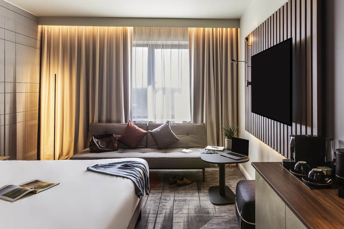 1 slaapkamer, hypoallergeen beddengoed, een minibar, geluiddichte muren