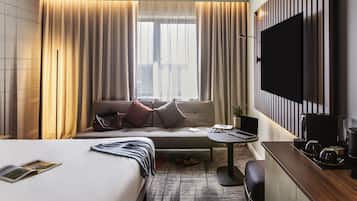 1 chambre, literie hypoallergénique, minibar, système d’insonorisation